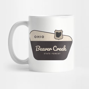 Beaver Creek State Forest Ohio Welcome Sign Mug